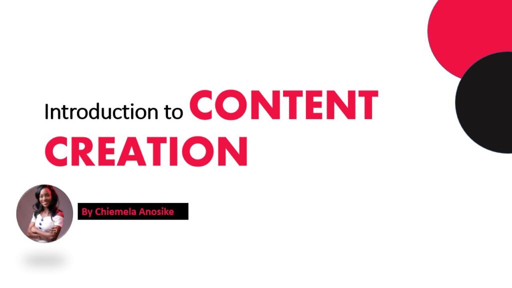 content creation